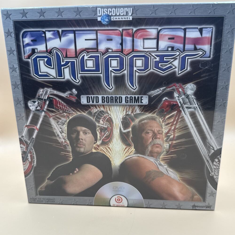 Pressman American Chopper DVD Board Game Complete Game Ages 10+ Movie & TV